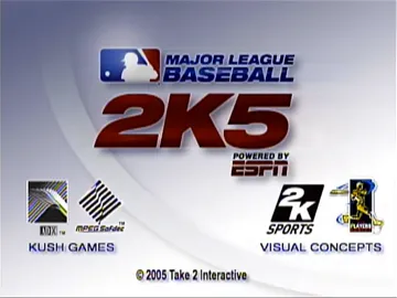 Major League Baseball 2K5 (USA) screen shot title